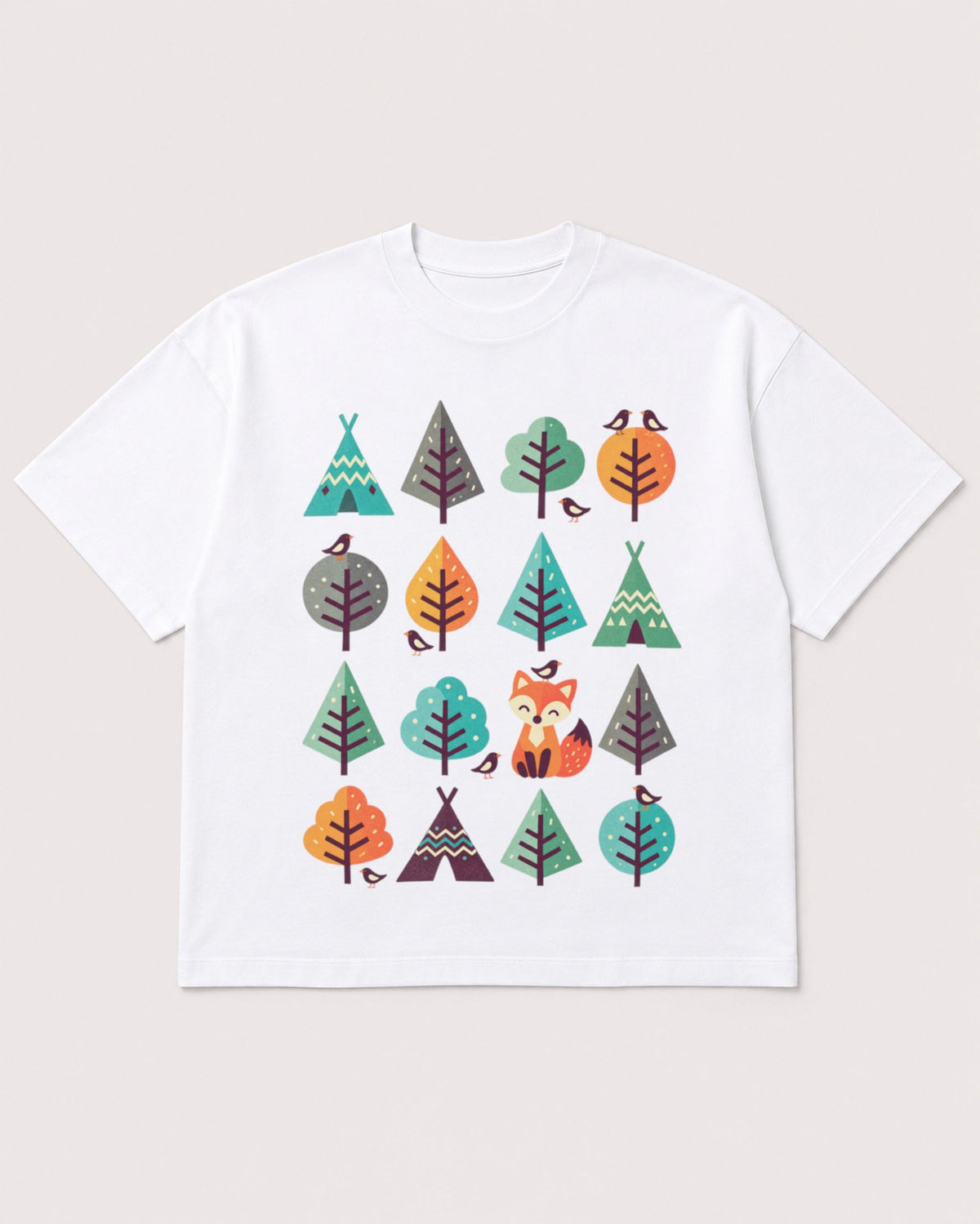 Mockup Boxy Heavyweight Tee White product