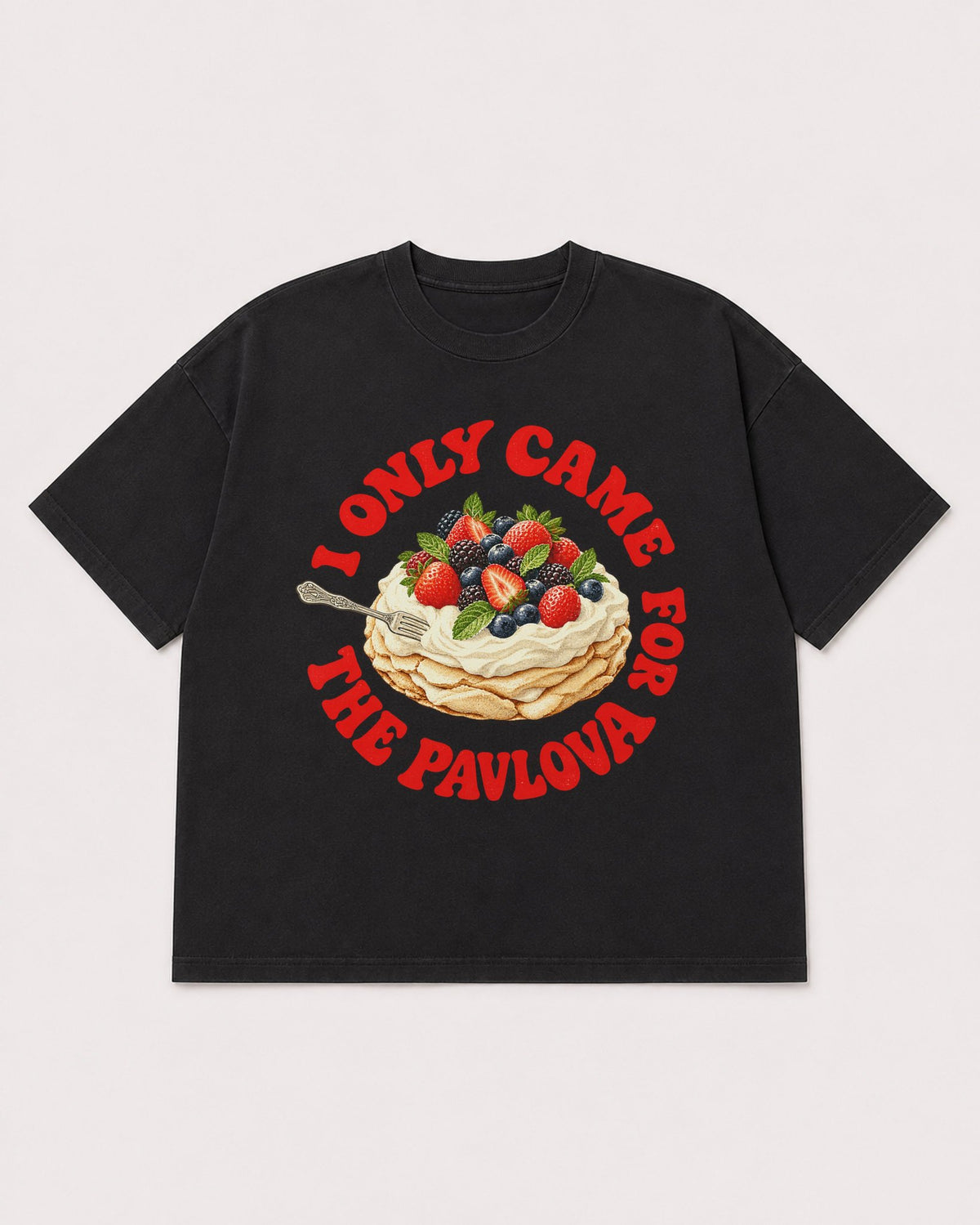 Mockup Boxy Heavyweight Tee Black product