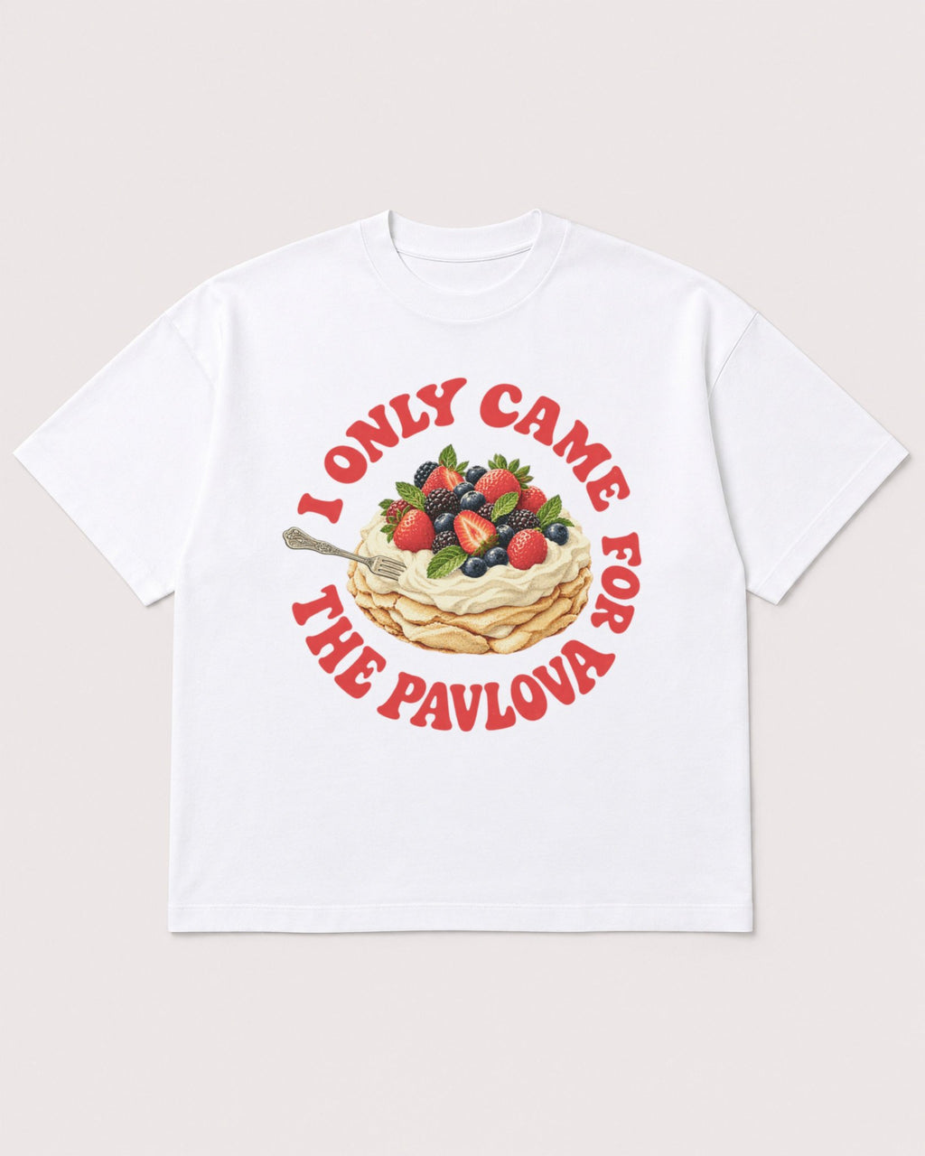 Mockup Boxy Heavyweight Tee White product