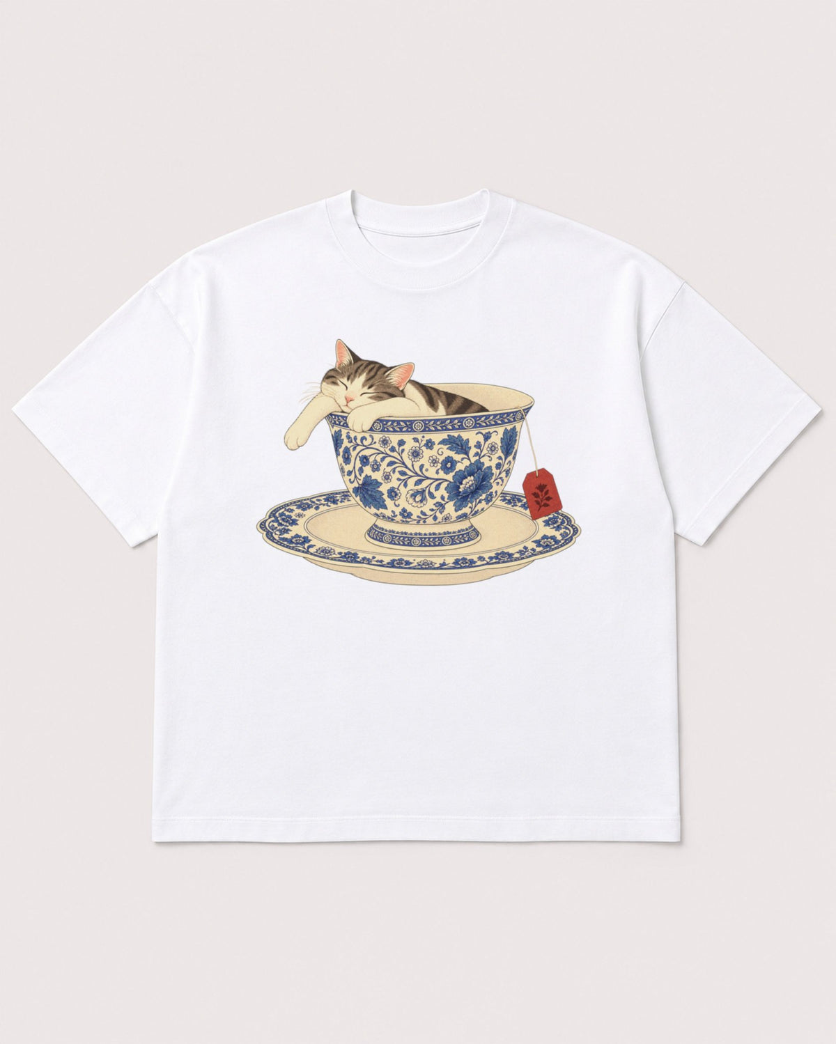 Mockup Boxy Heavyweight Tee White product