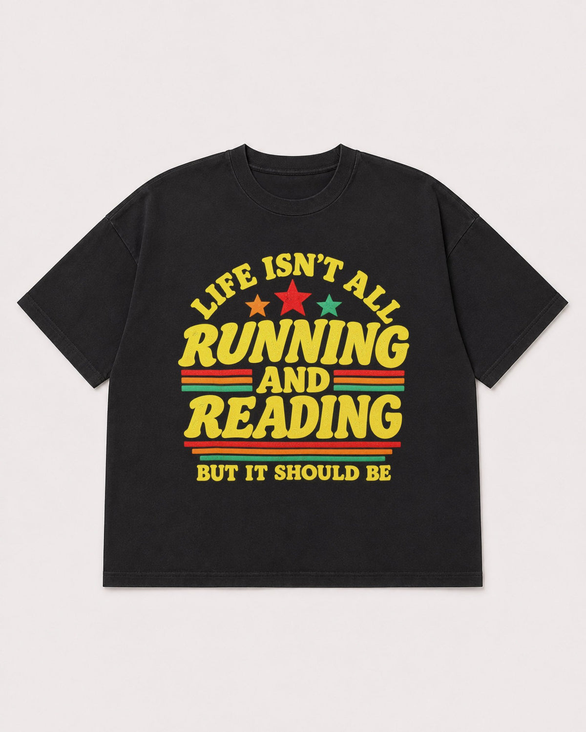 Mockup Boxy Heavyweight Tee Black product