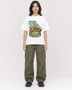 Mockup Boxy Heavyweight Tee White female full-body 22