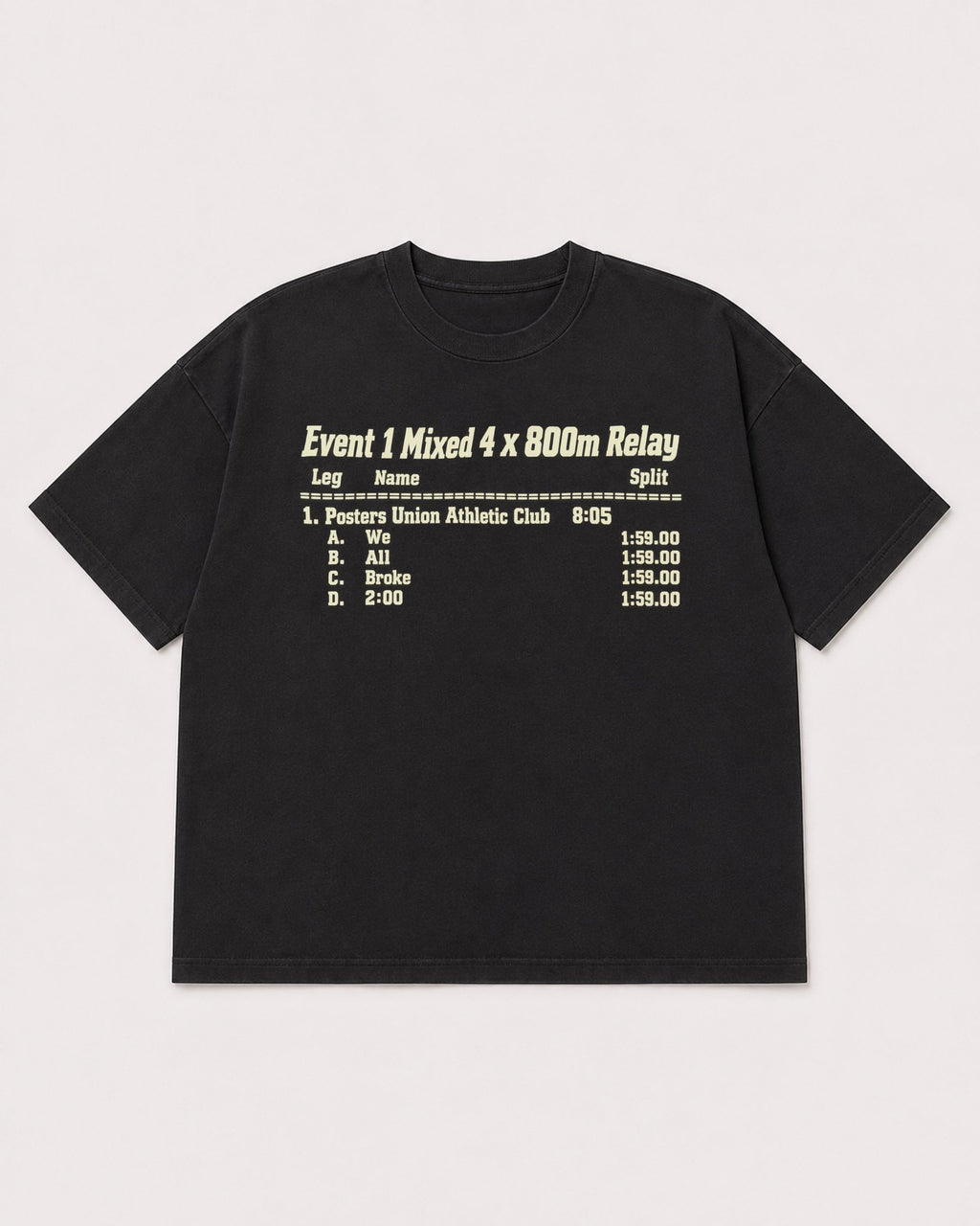 Mockup Boxy Heavyweight Tee Black product