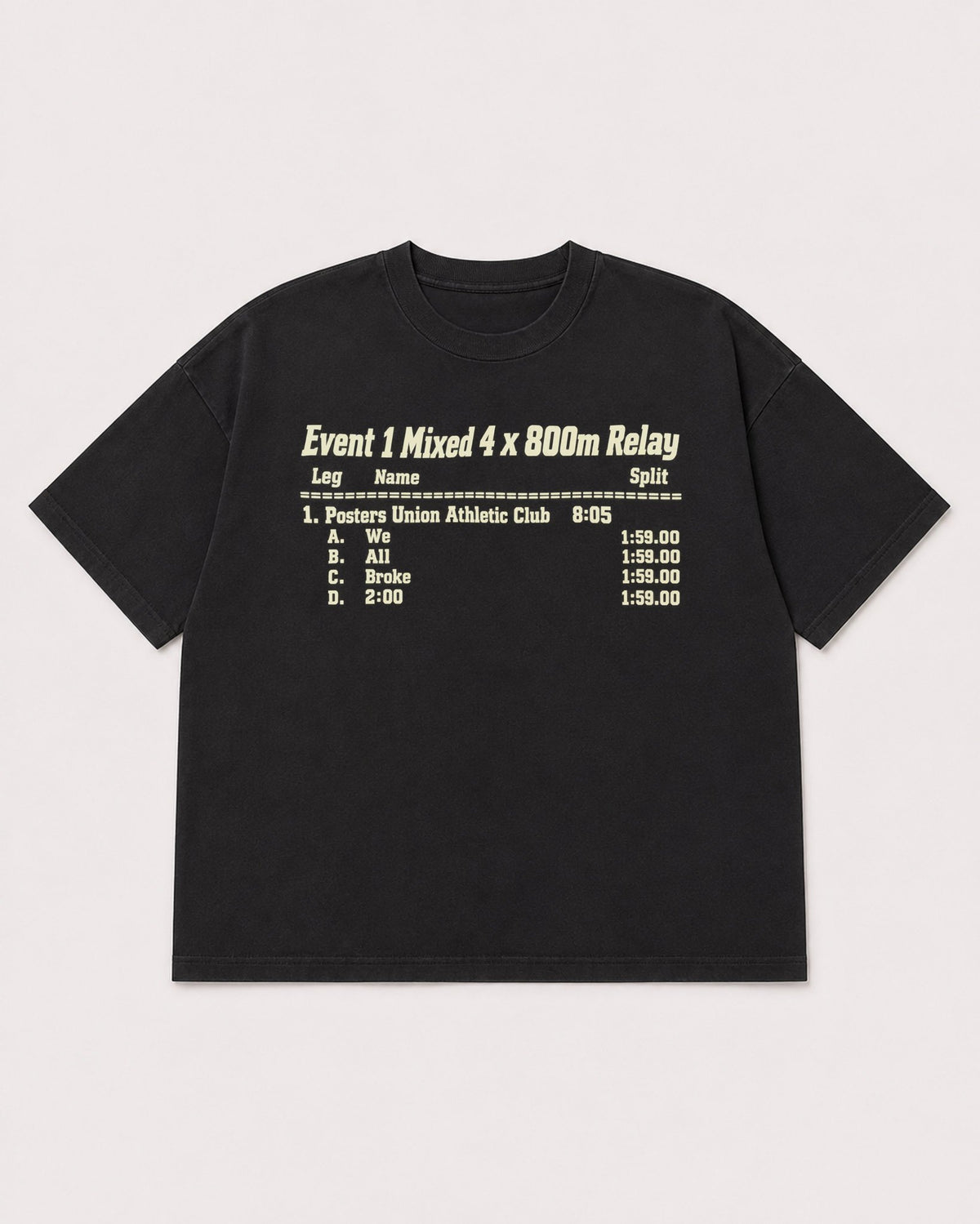 Mockup Boxy Heavyweight Tee Black product