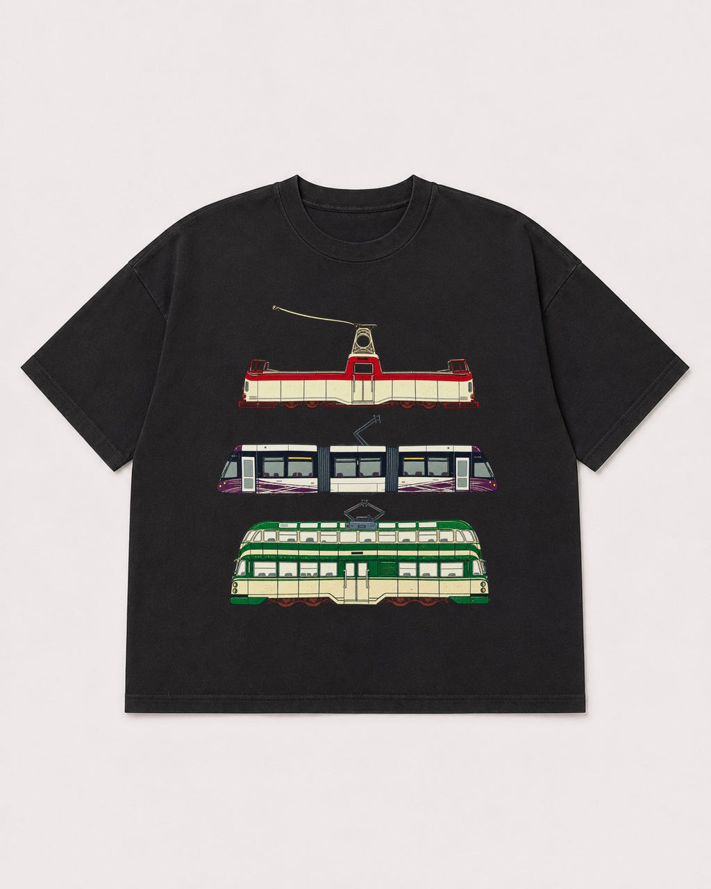 Mockup Boxy Heavyweight Tee Black product