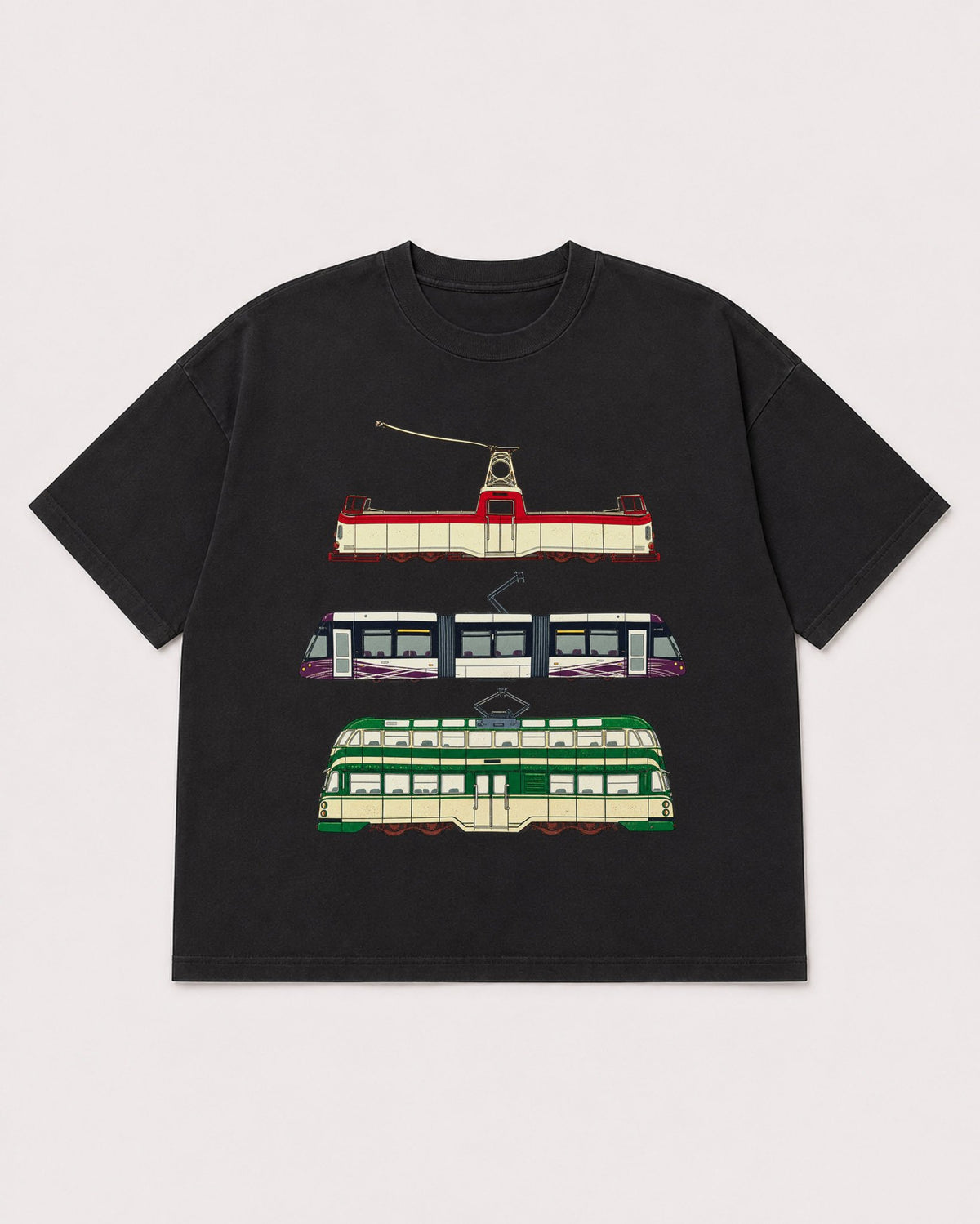 Mockup Boxy Heavyweight Tee Black product
