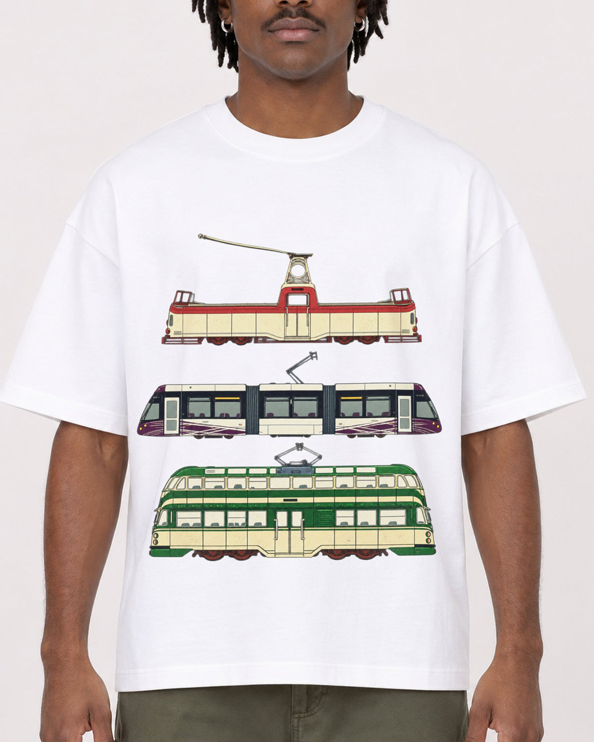 Mockup Boxy Heavyweight Tee White male close-up 04