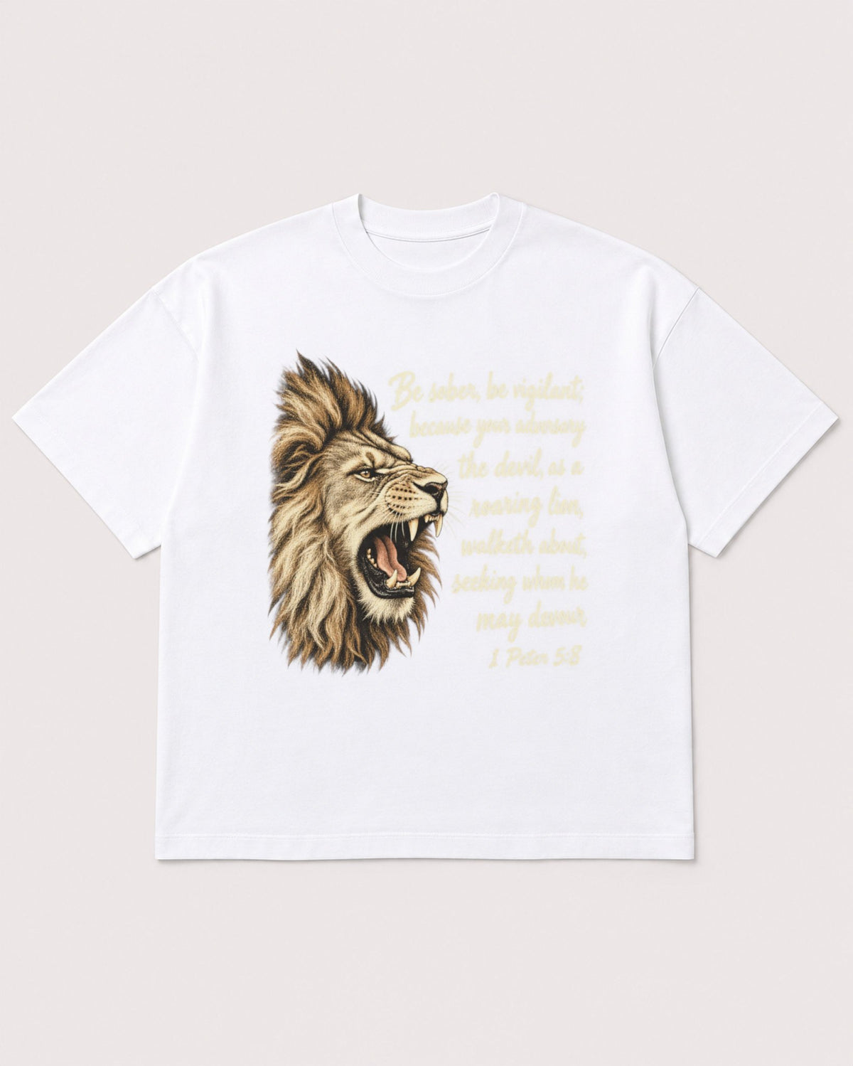 Mockup Boxy Heavyweight Tee White product