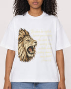 Mockup Boxy Heavyweight Tee White female close-up 05