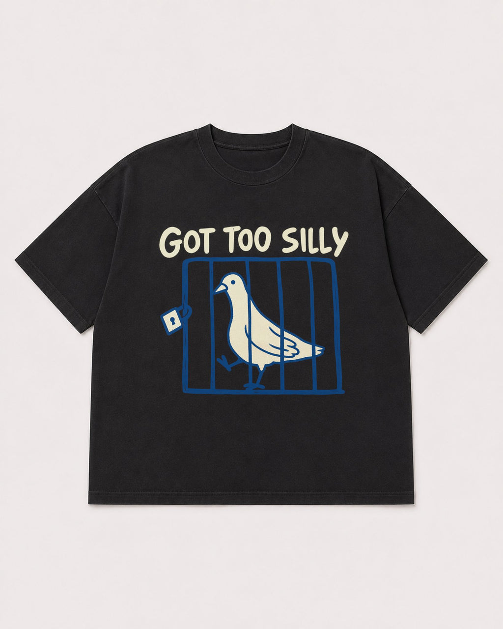 Mockup Boxy Heavyweight Tee Black product