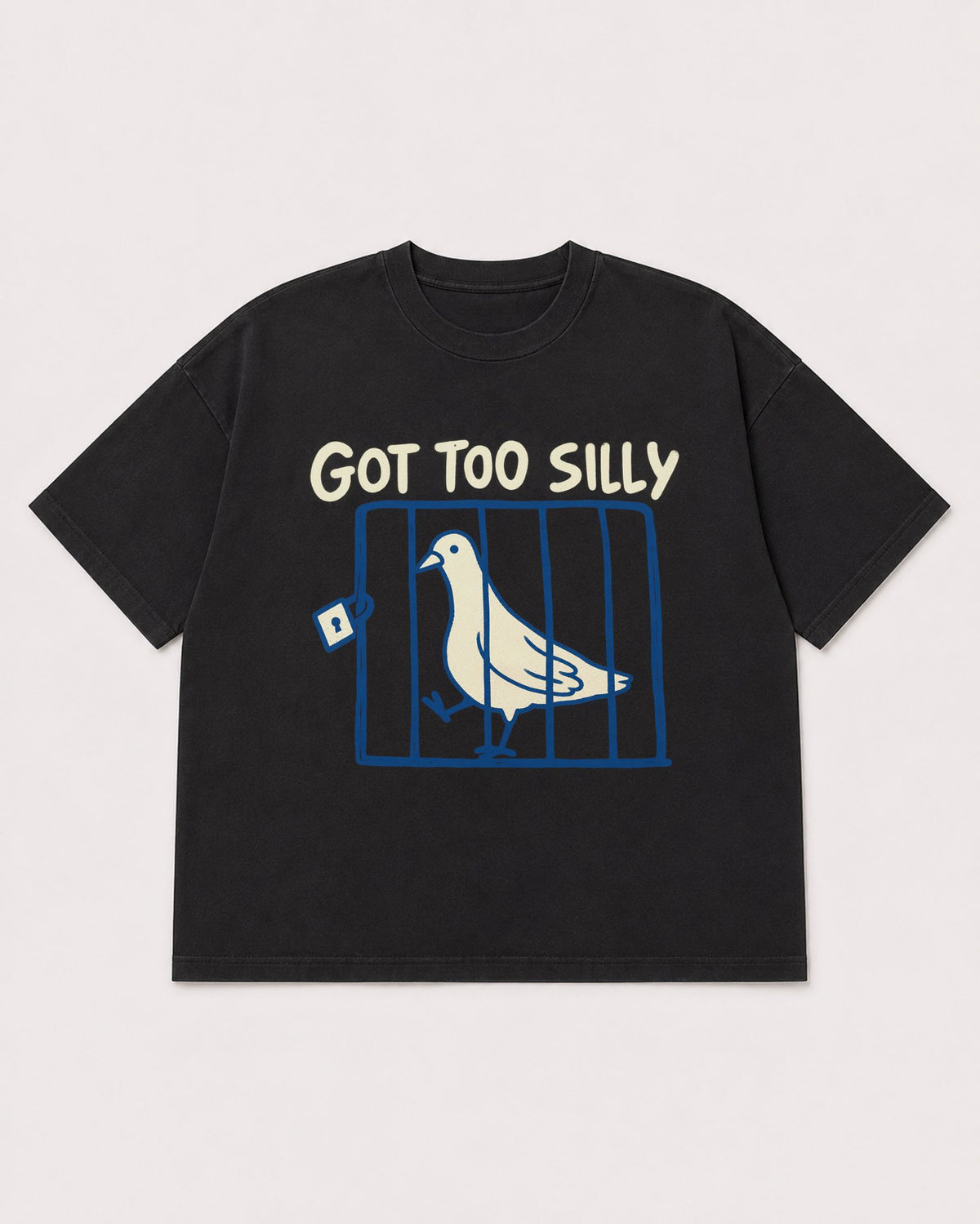 Mockup Boxy Heavyweight Tee Black product