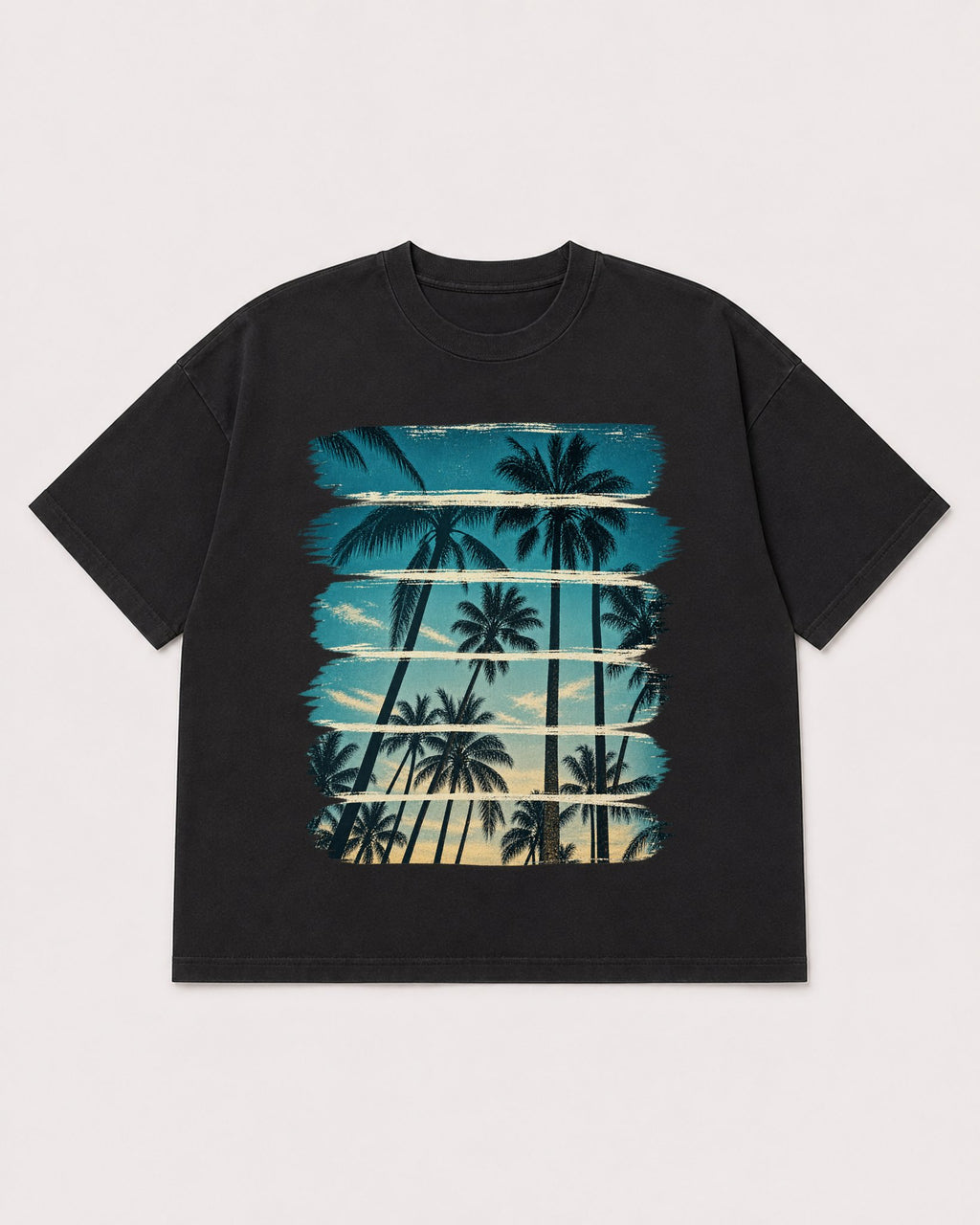 Mockup Boxy Heavyweight Tee Black product