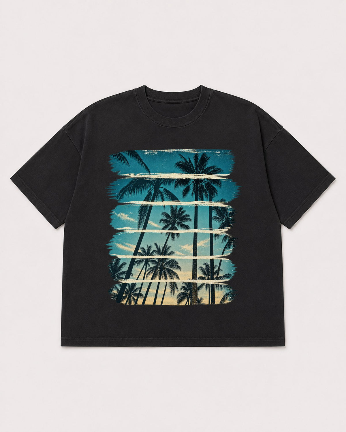 Mockup Boxy Heavyweight Tee Black product