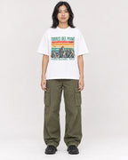 Mockup Boxy Heavyweight Tee White female full-body 22