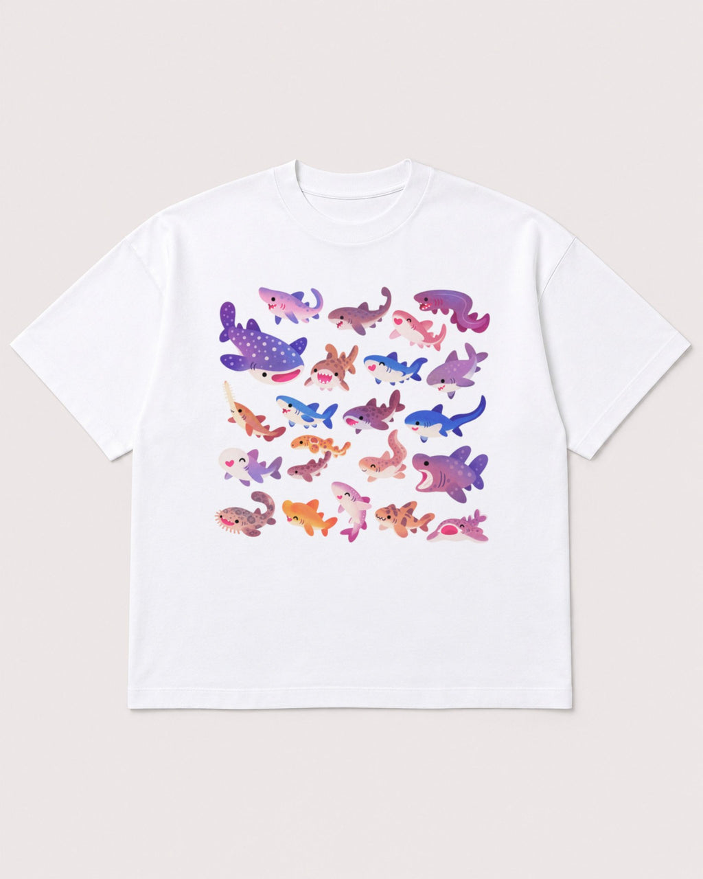 Mockup Boxy Heavyweight Tee White product