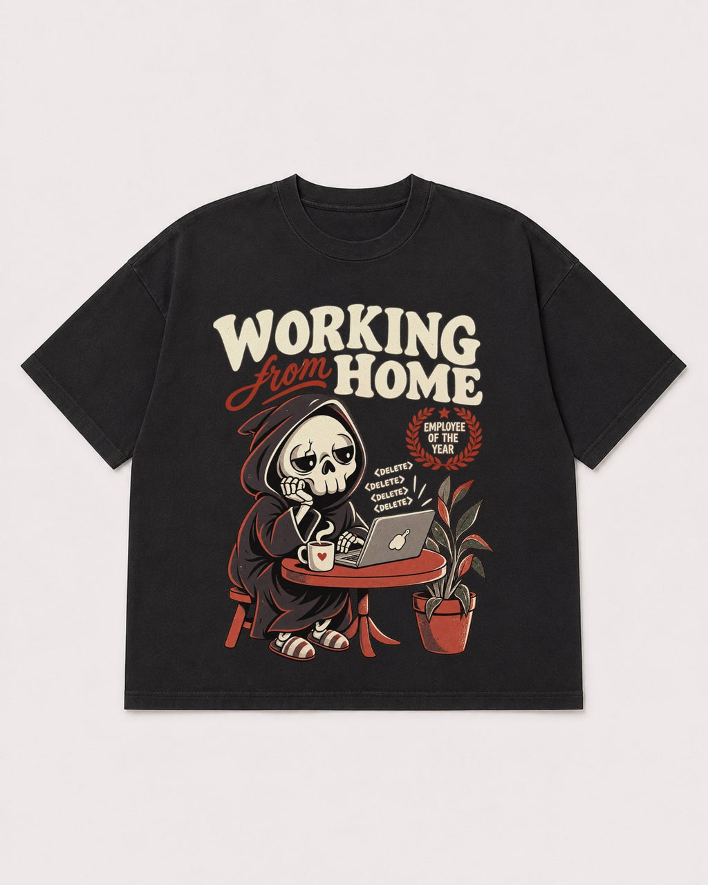 Mockup Boxy Heavyweight Tee Black product
