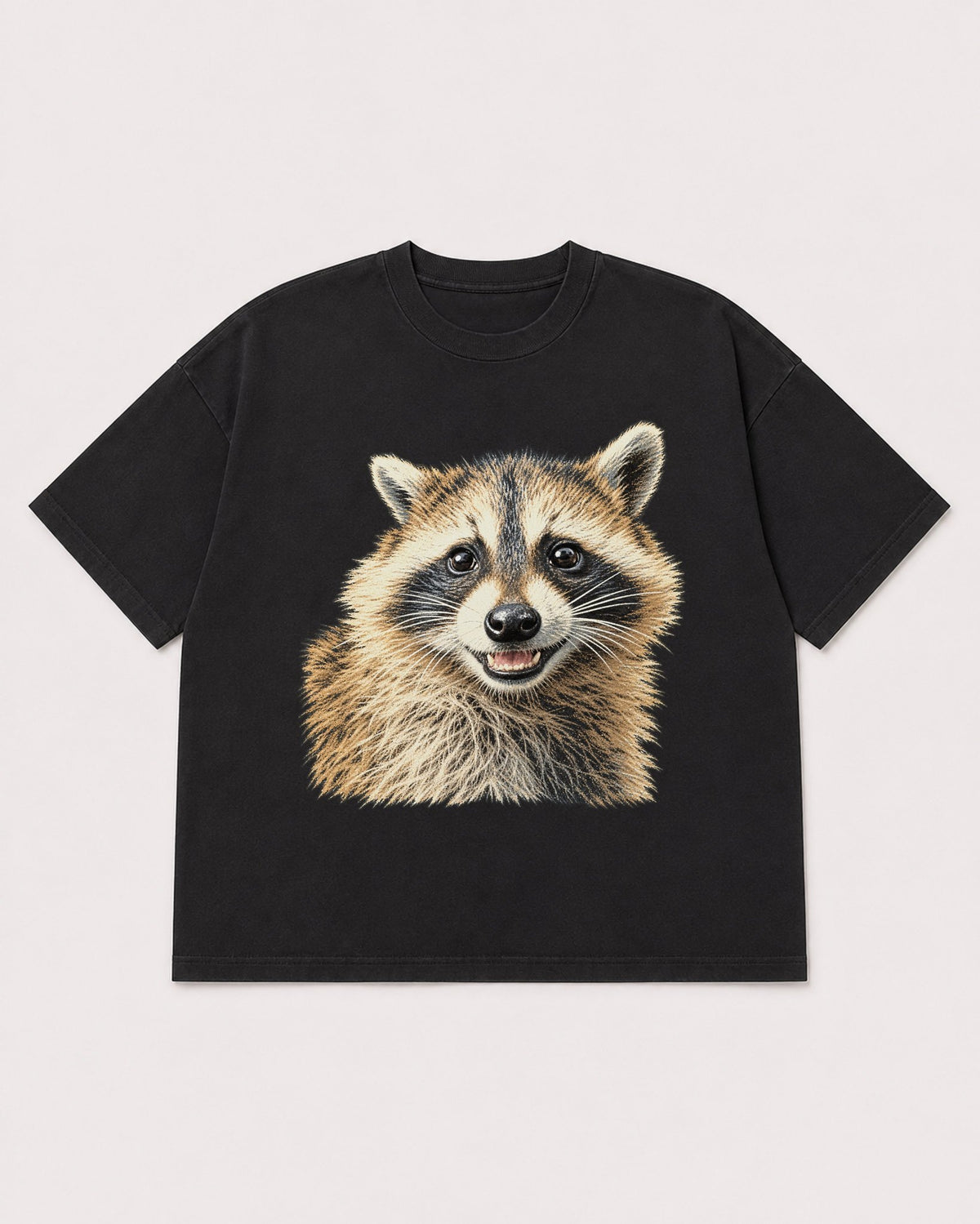 Mockup Boxy Heavyweight Tee Black product