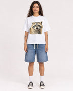 Mockup Boxy Heavyweight Tee White female full-body 06
