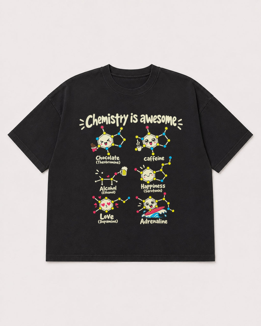 Mockup Boxy Heavyweight Tee Black product