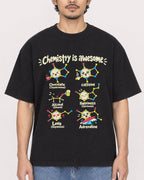 Mockup Boxy Heavyweight Tee Black male close-up 02