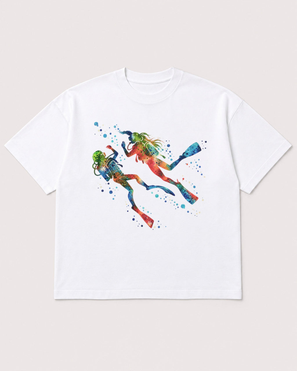 Mockup Boxy Heavyweight Tee White product
