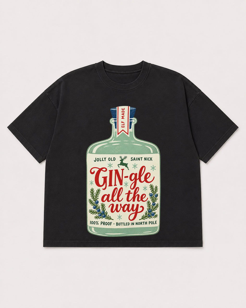 Mockup Boxy Heavyweight Tee Black product