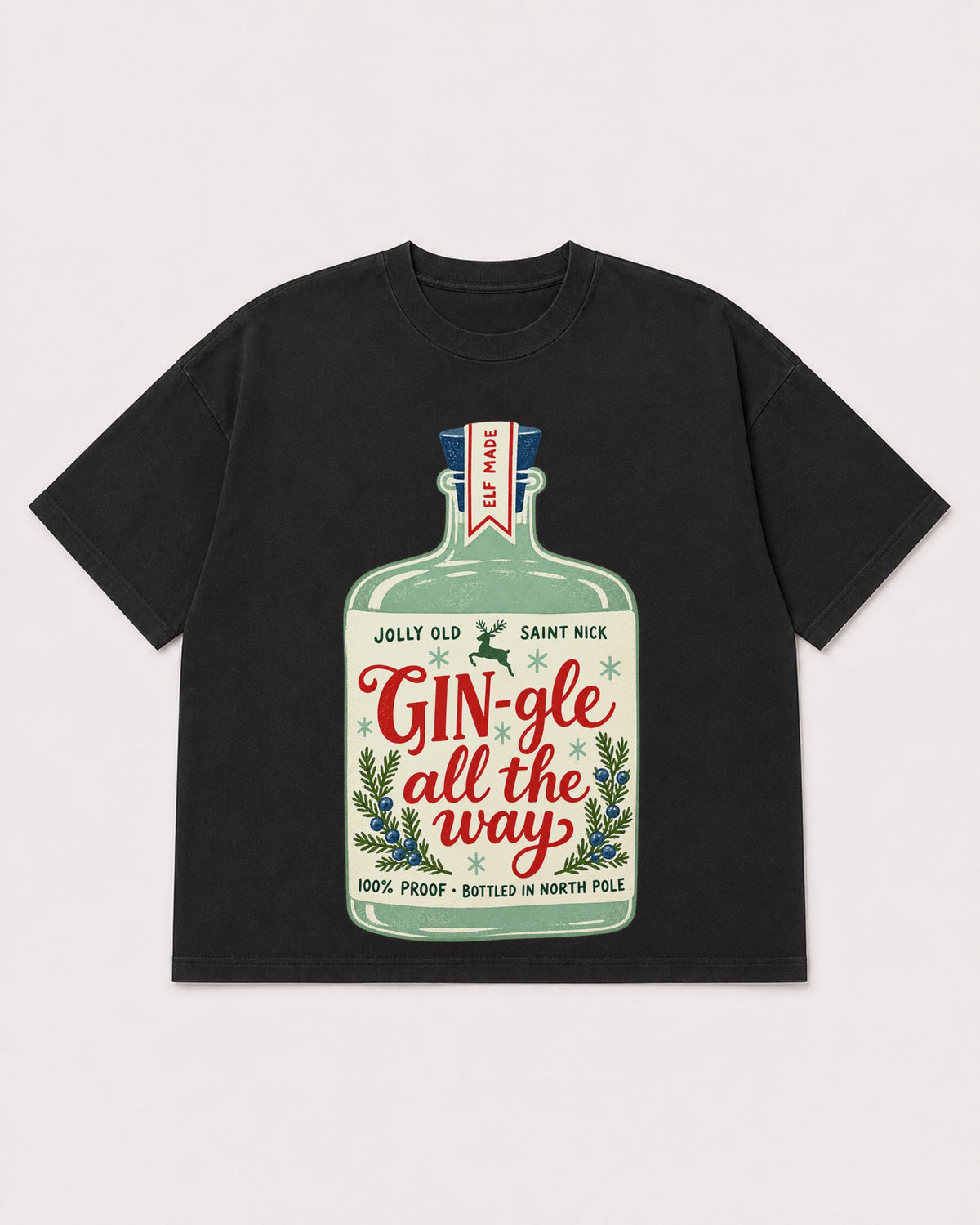 Mockup Boxy Heavyweight Tee Black product