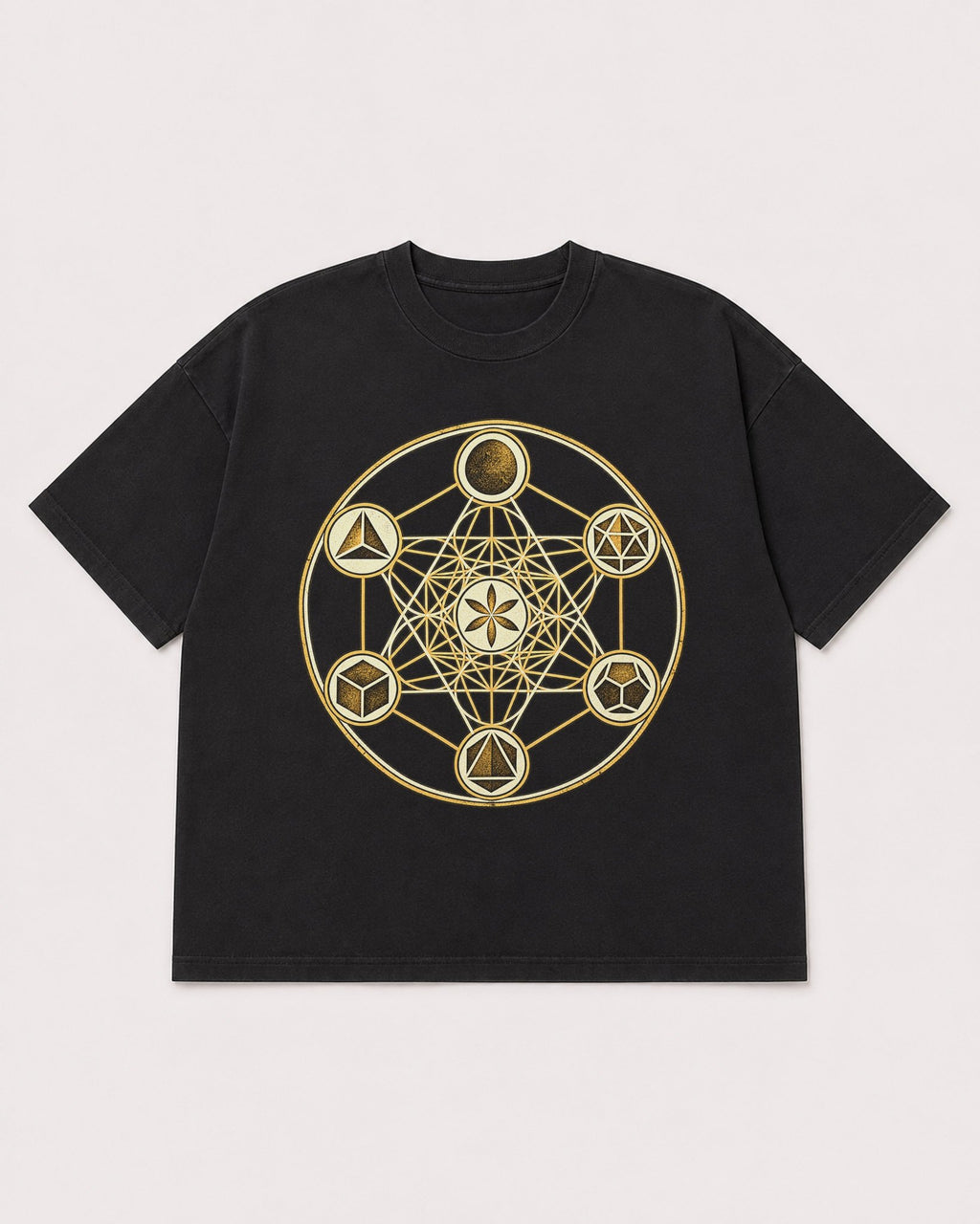 Mockup Boxy Heavyweight Tee Black product