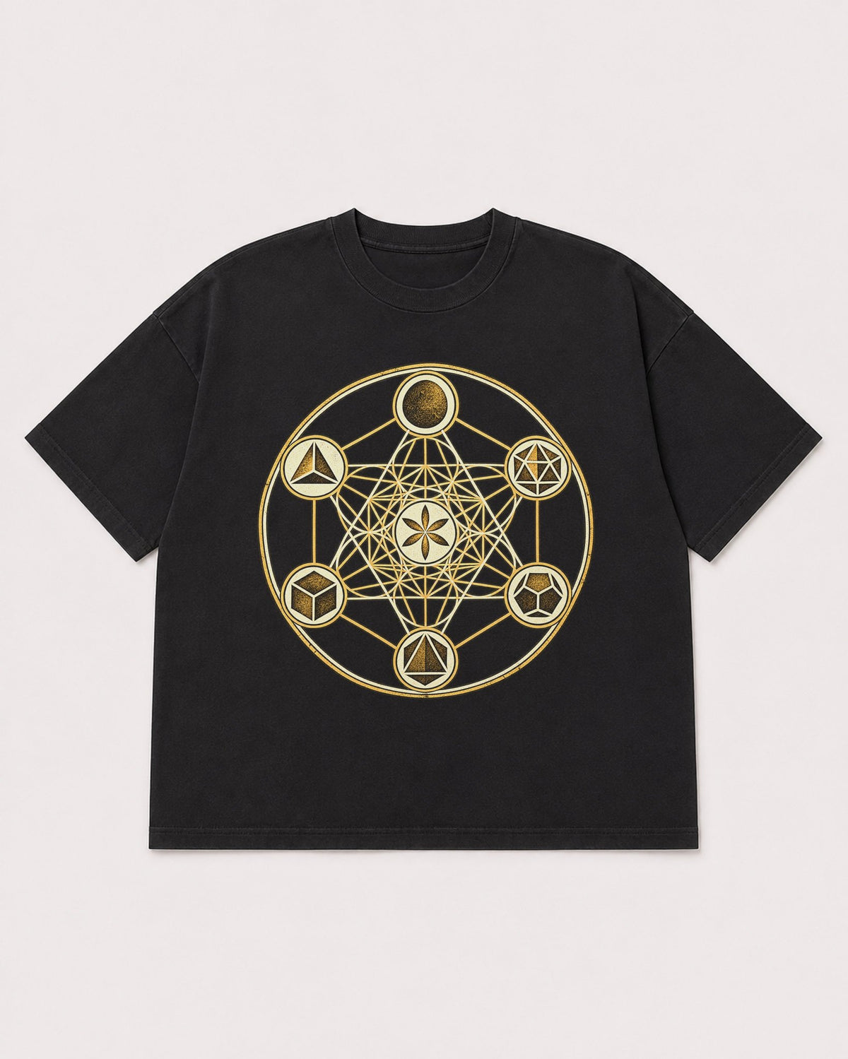 Mockup Boxy Heavyweight Tee Black product