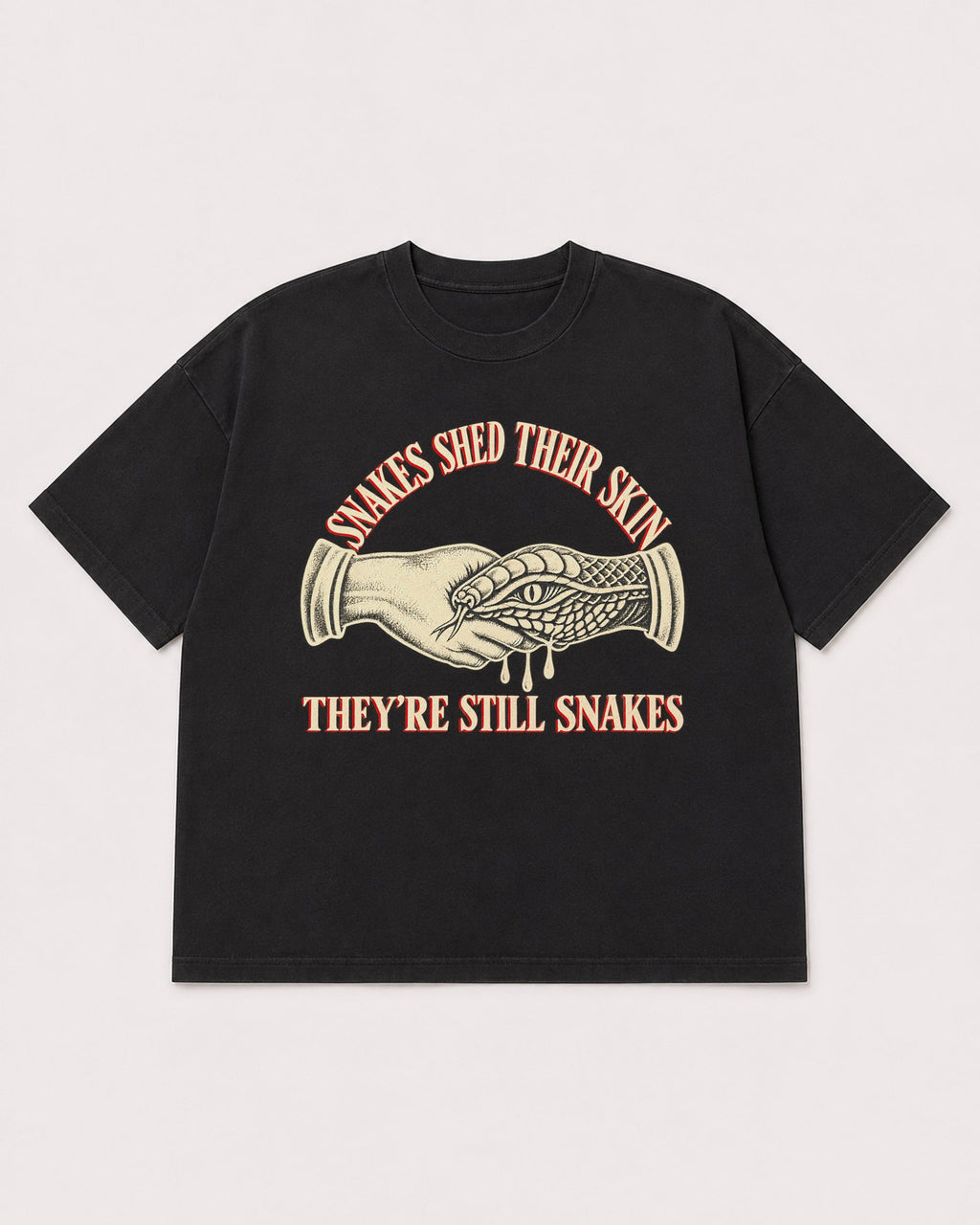 Mockup Boxy Heavyweight Tee Black product