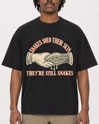 Mockup Boxy Heavyweight Tee Black male close-up 04