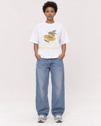 Mockup Boxy Heavyweight Tee White female full-body 35