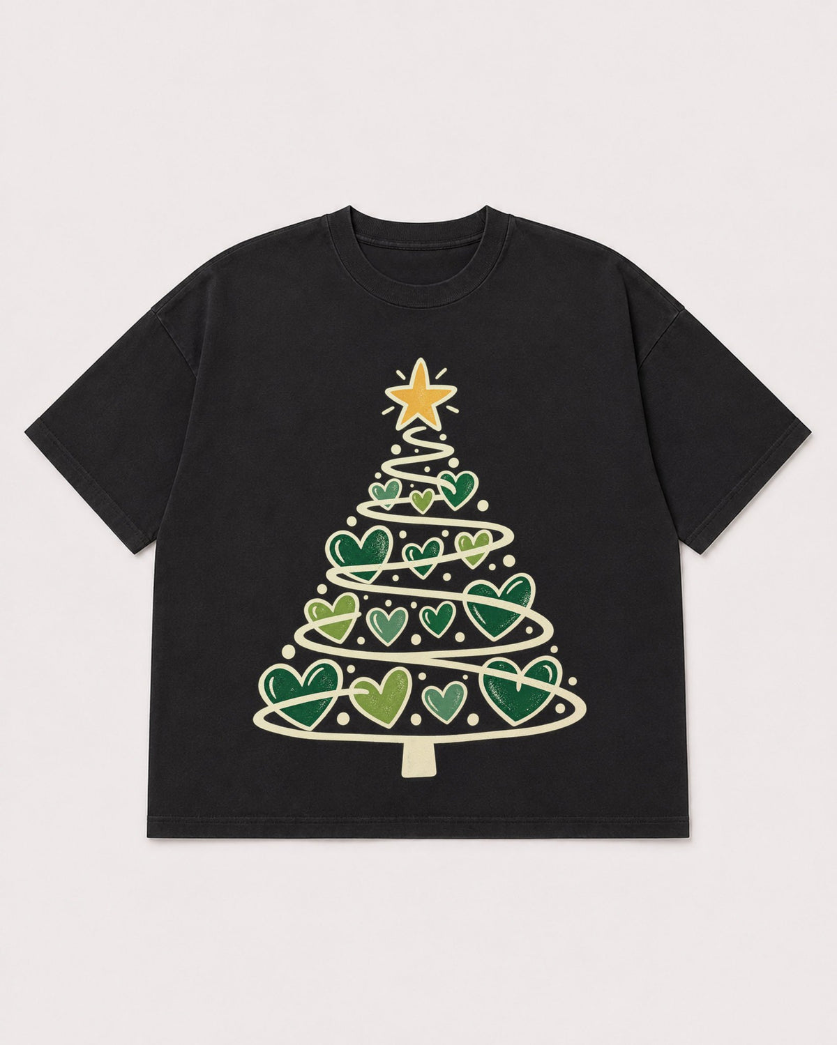 Mockup Boxy Heavyweight Tee Black product