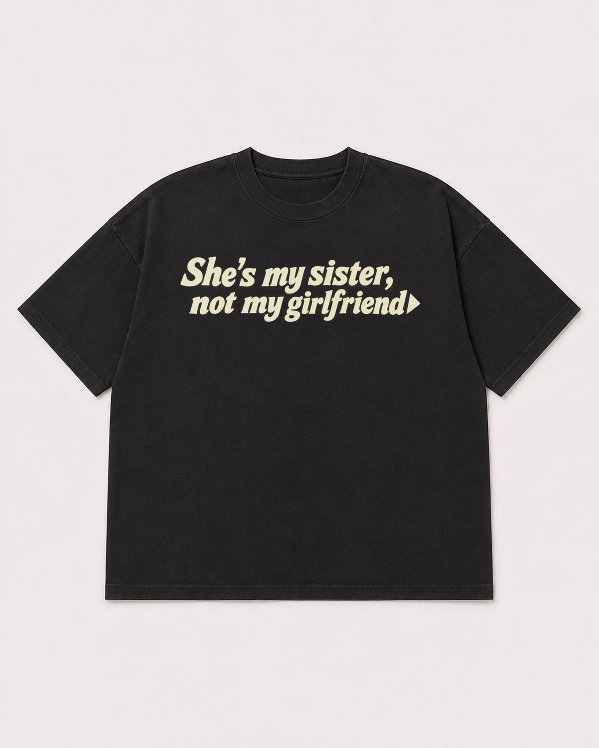 Mockup Boxy Heavyweight Tee Black product
