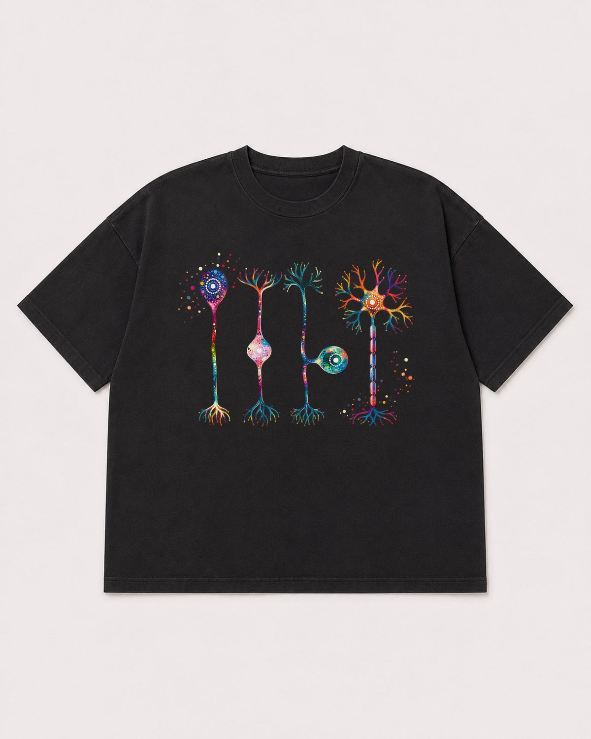 Mockup Boxy Heavyweight Tee Black product