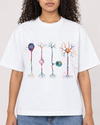 Mockup Boxy Heavyweight Tee White female close-up 10