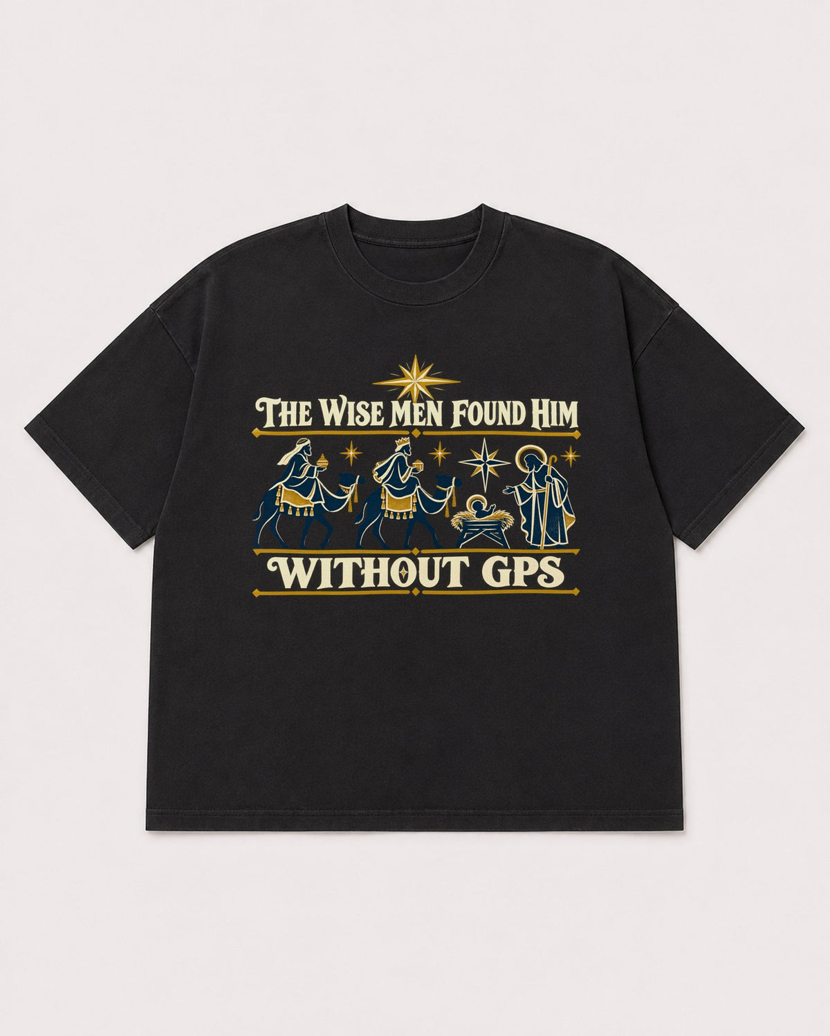 Mockup Boxy Heavyweight Tee Black product