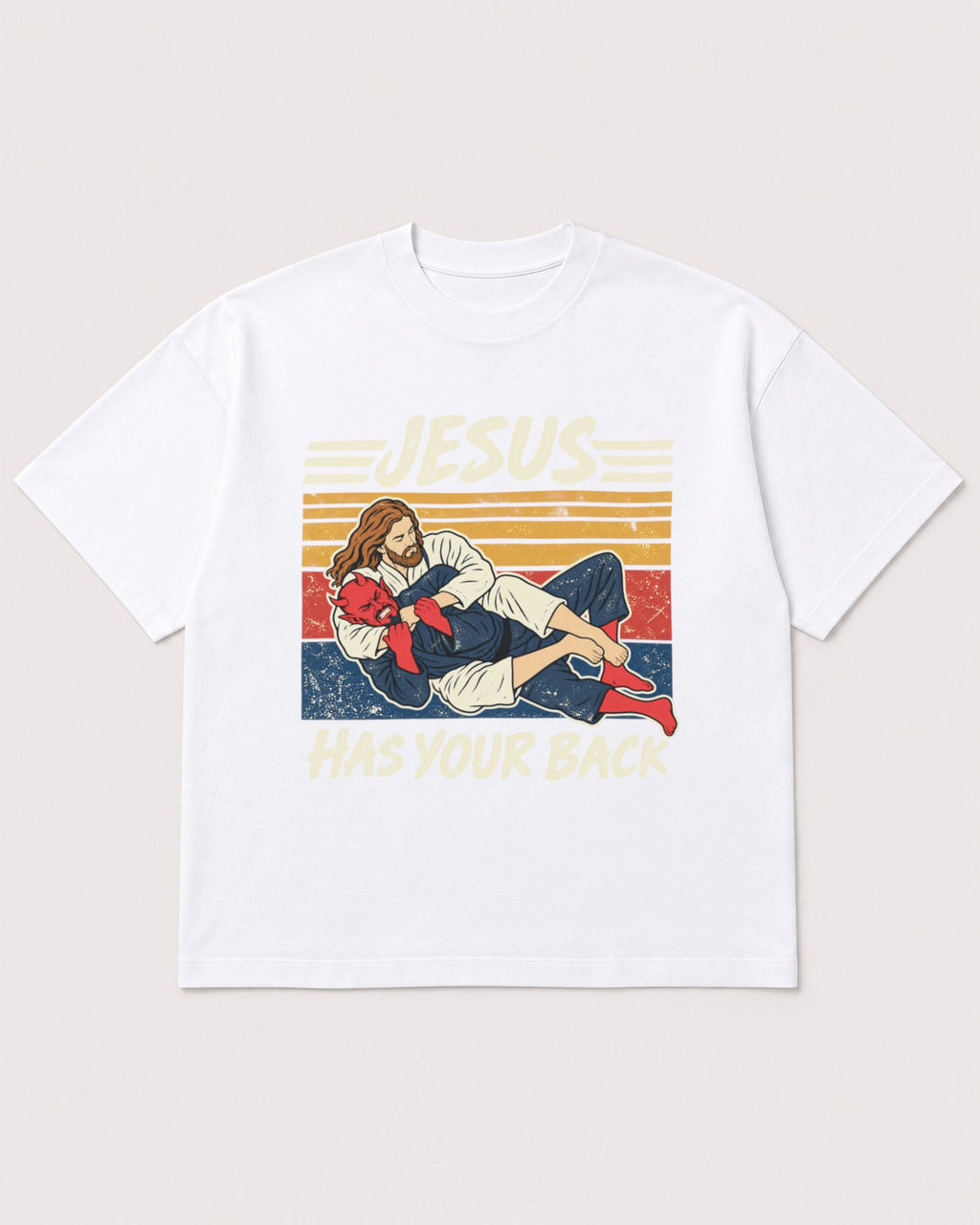 Mockup Boxy Heavyweight Tee White product