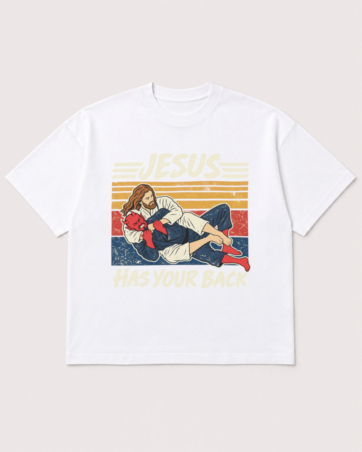 Mockup Boxy Heavyweight Tee White product