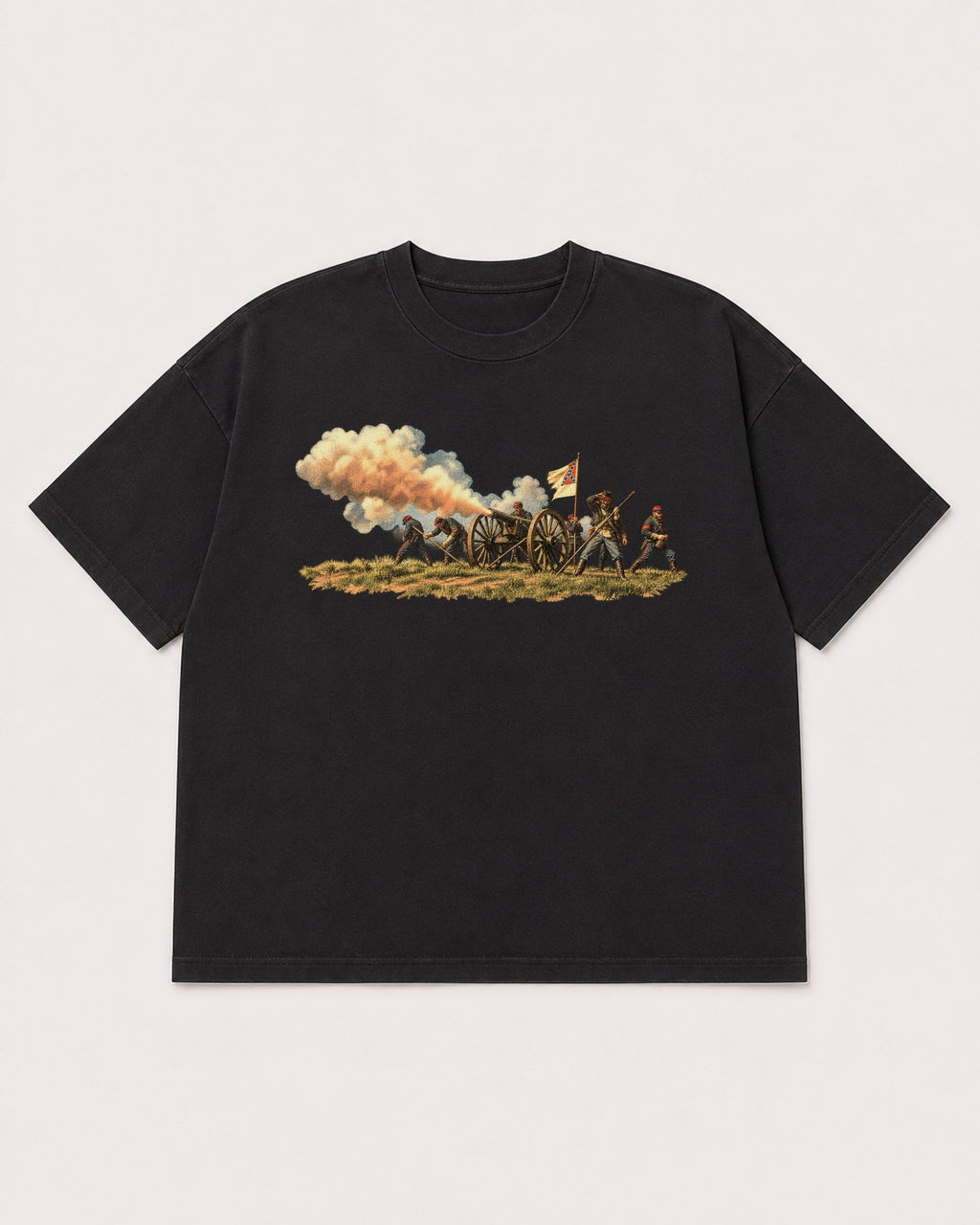 Mockup Boxy Heavyweight Tee Black product