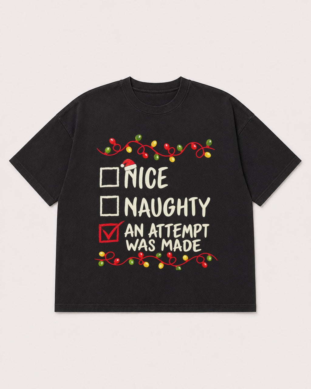 Mockup Boxy Heavyweight Tee Black product