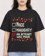 Mockup Boxy Heavyweight Tee Black female close-up 03