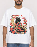 Mockup Boxy Heavyweight Tee White male close-up 07