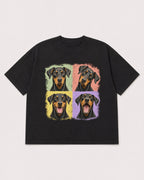 Mockup Boxy Heavyweight Tee Black product