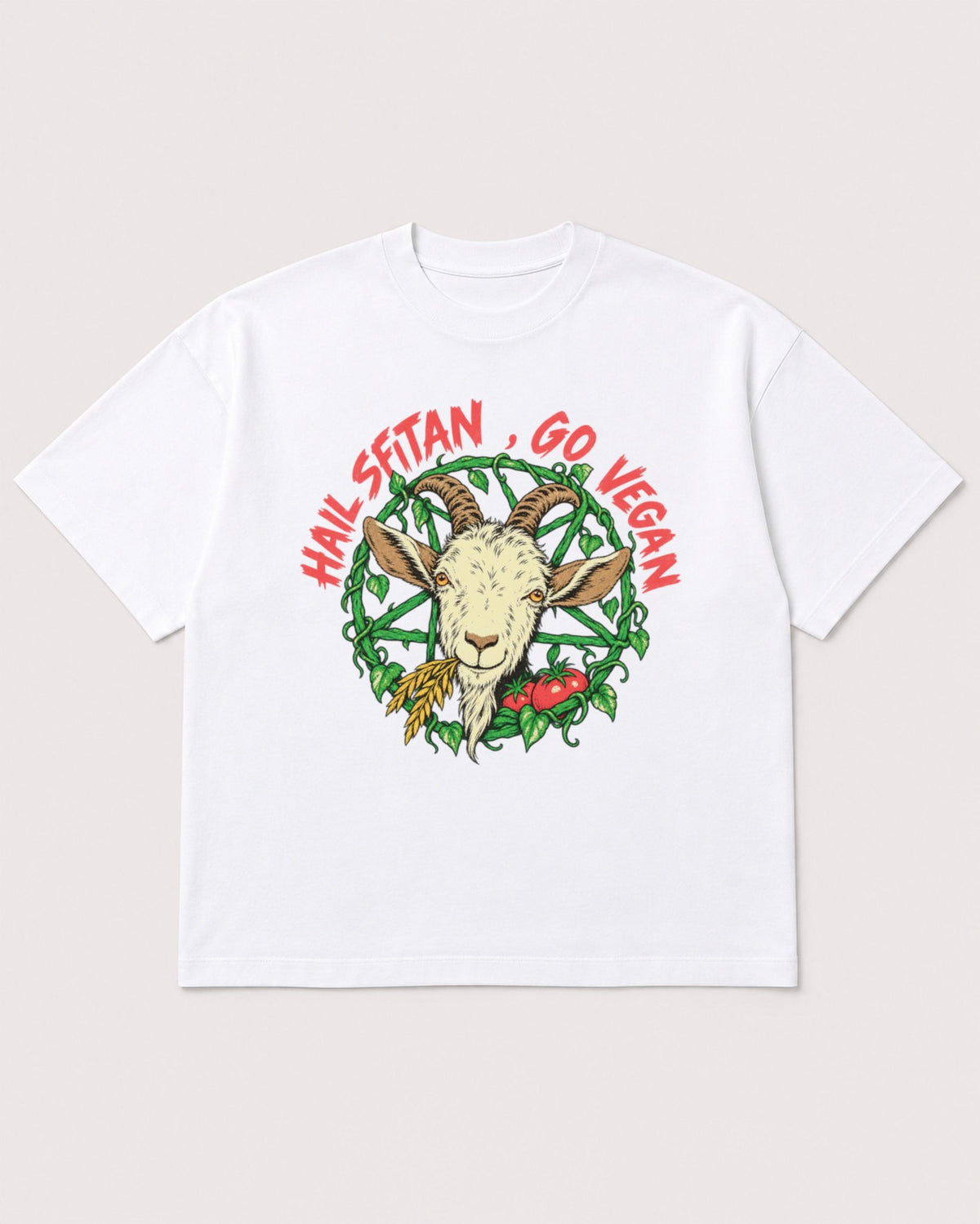Mockup Boxy Heavyweight Tee White product