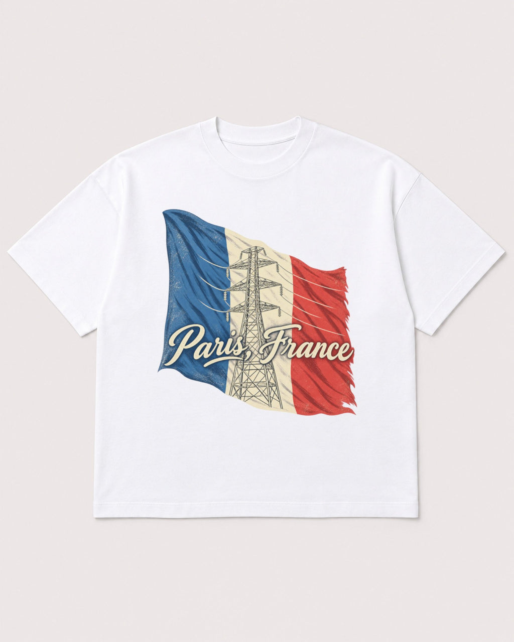 Mockup Boxy Heavyweight Tee White product
