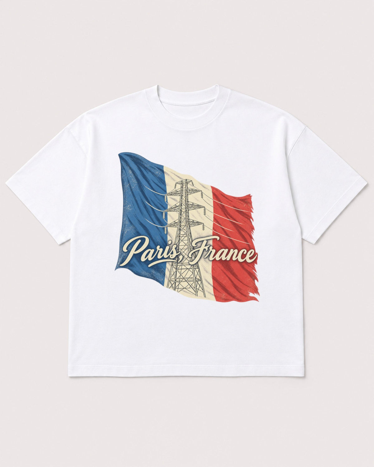 Mockup Boxy Heavyweight Tee White product