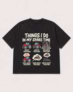 Mockup Boxy Heavyweight Tee Black product