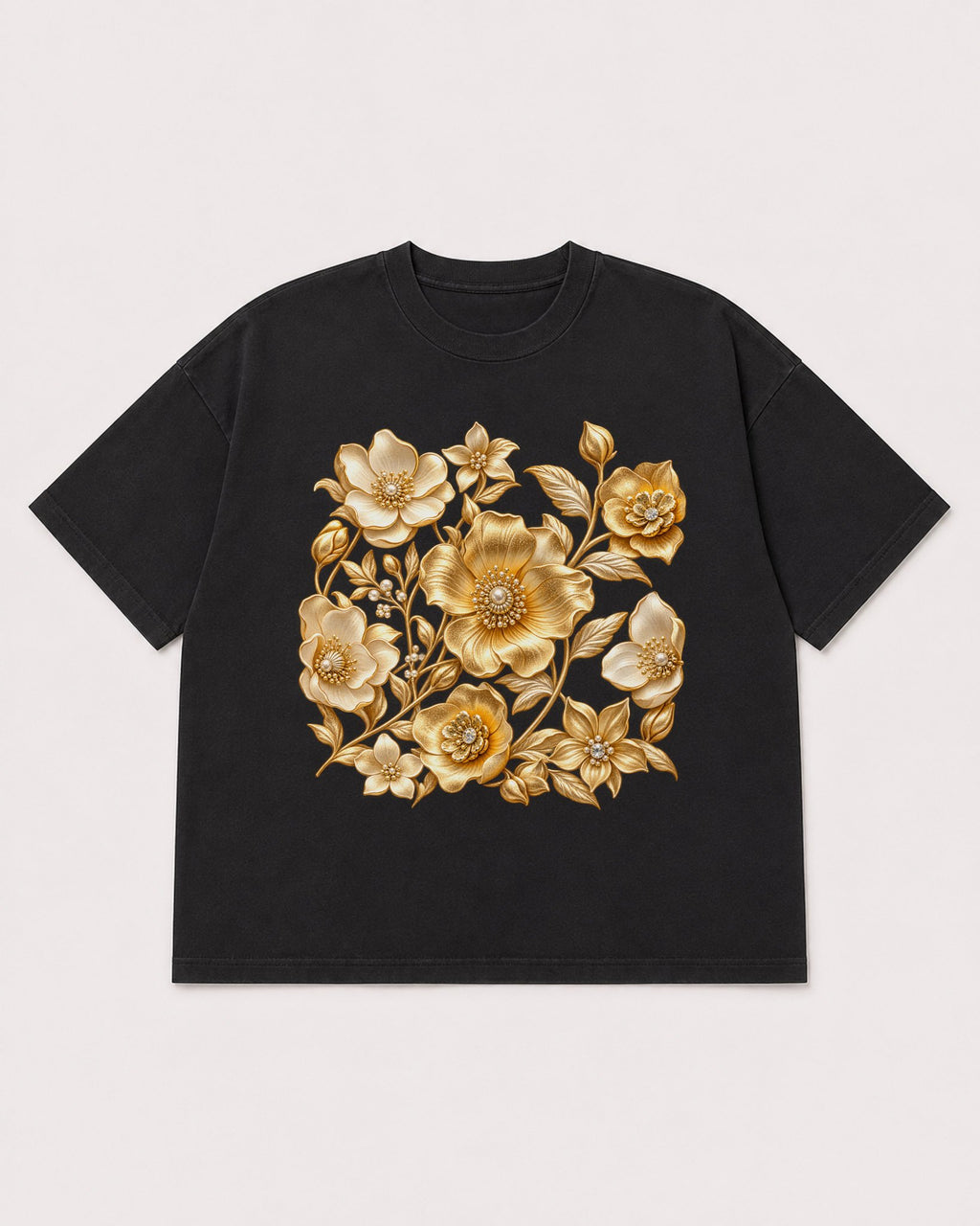 Mockup Boxy Heavyweight Tee Black product