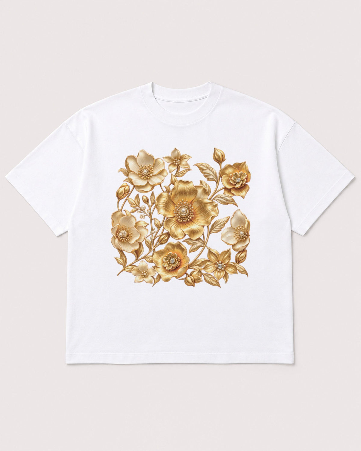 Mockup Boxy Heavyweight Tee White product